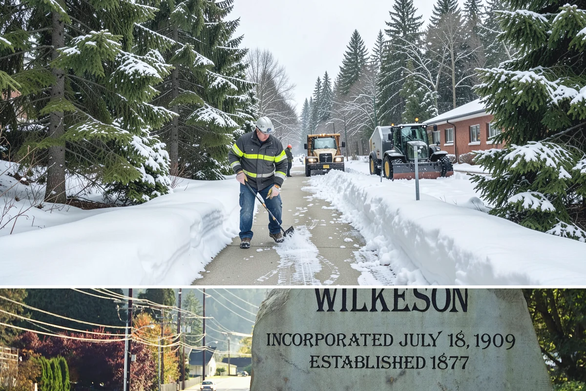 Traction Control Treatment in Wilkeson, Pierce County, WA - Traction control treatment runs throughout winter, with peak demand during freeze-thaw mornings from December to February.
