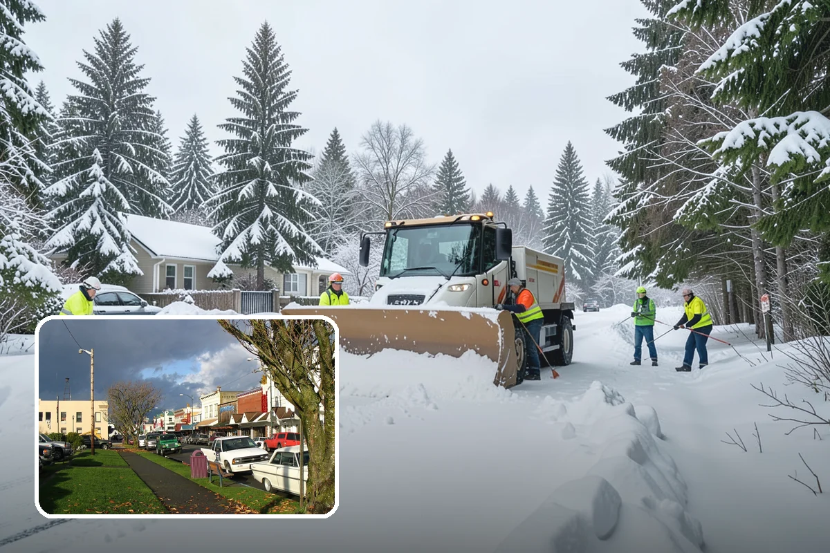 Tractor Snow Removal in Arlington, Snohomish County, WA - Efficient clearing of long drives and paths