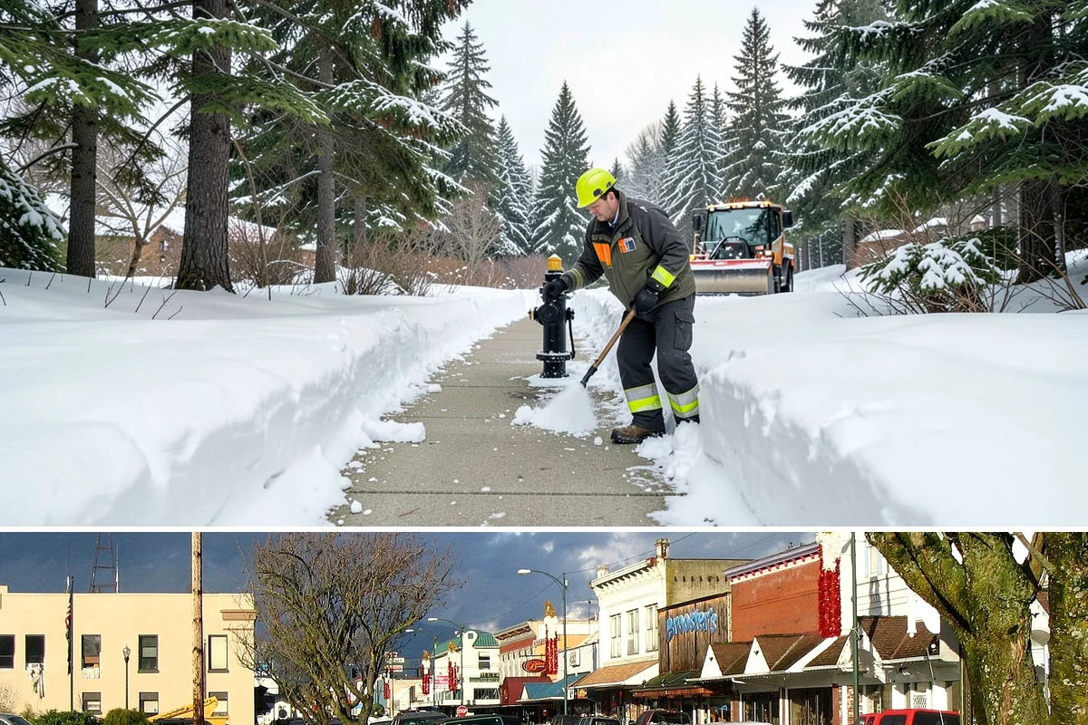 Tractor Snow Removal in Arlington, Snohomish County, WA - Tractor clearing is most in demand for rural properties during the December-to-February snow season.