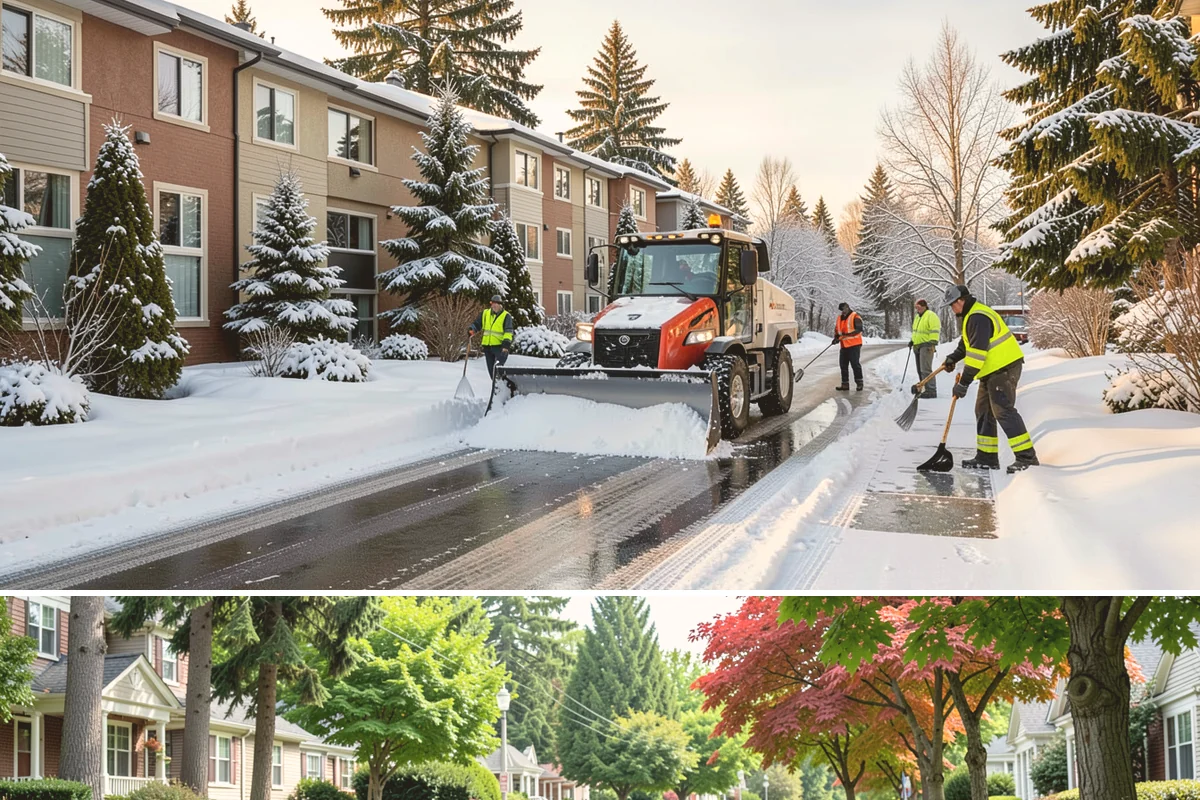 Tractor Snow Removal in Beaux Arts Village, King County, WA - Tractor clearing is most in demand for rural properties during the December-to-February snow season.