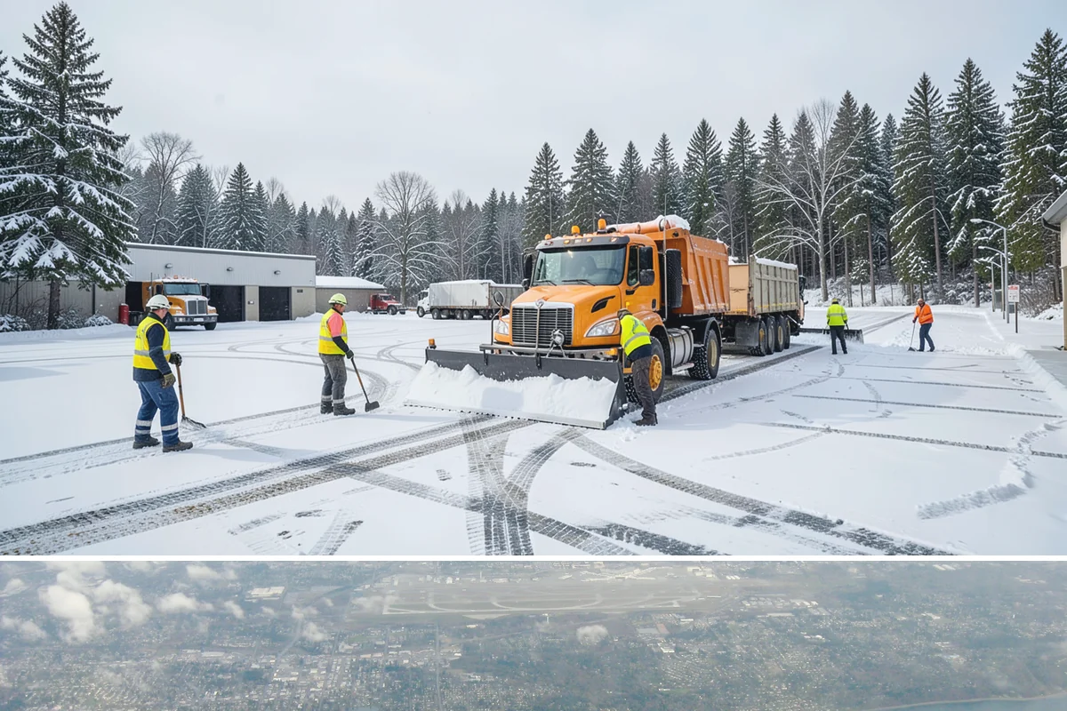 Tractor Snow Removal in Burien, King County, WA - Tractor clearing is most in demand for rural properties during the December-to-February snow season.