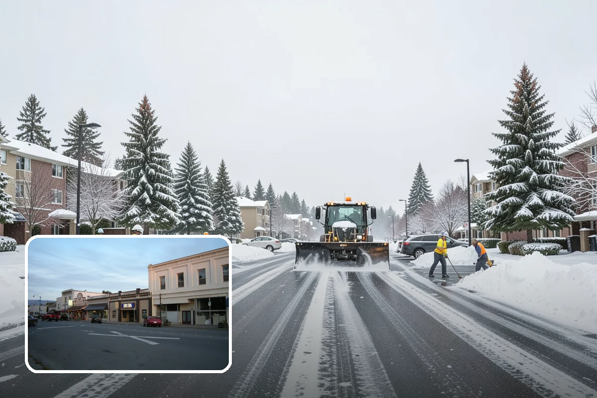 Tractor Snow Removal in Burlington, Skagit County, WA - Efficient clearing of long drives and paths