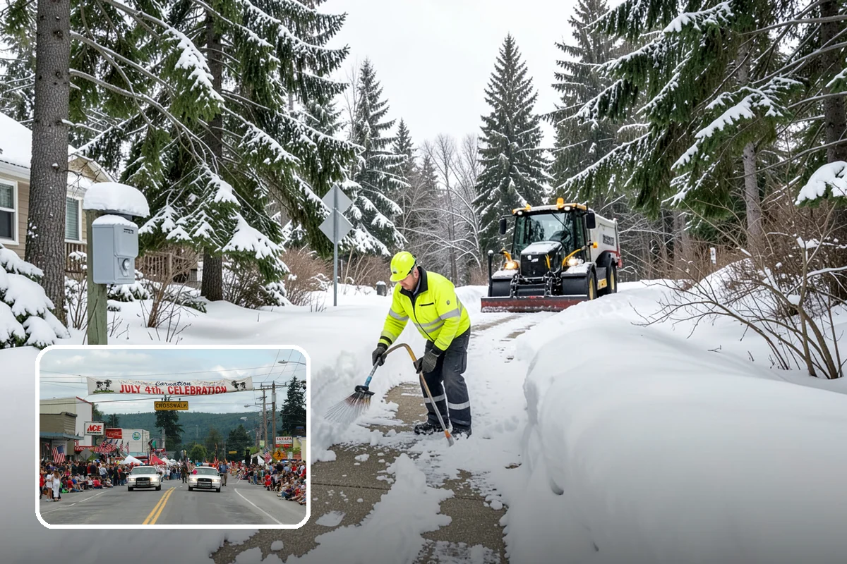 Tractor Snow Removal in Carnation, King County, WA - Efficient clearing of long drives and paths
