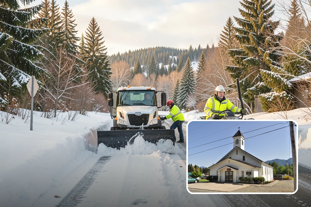 Tractor Snow Removal in Concrete, Skagit County, WA - Efficient clearing of long drives and paths
