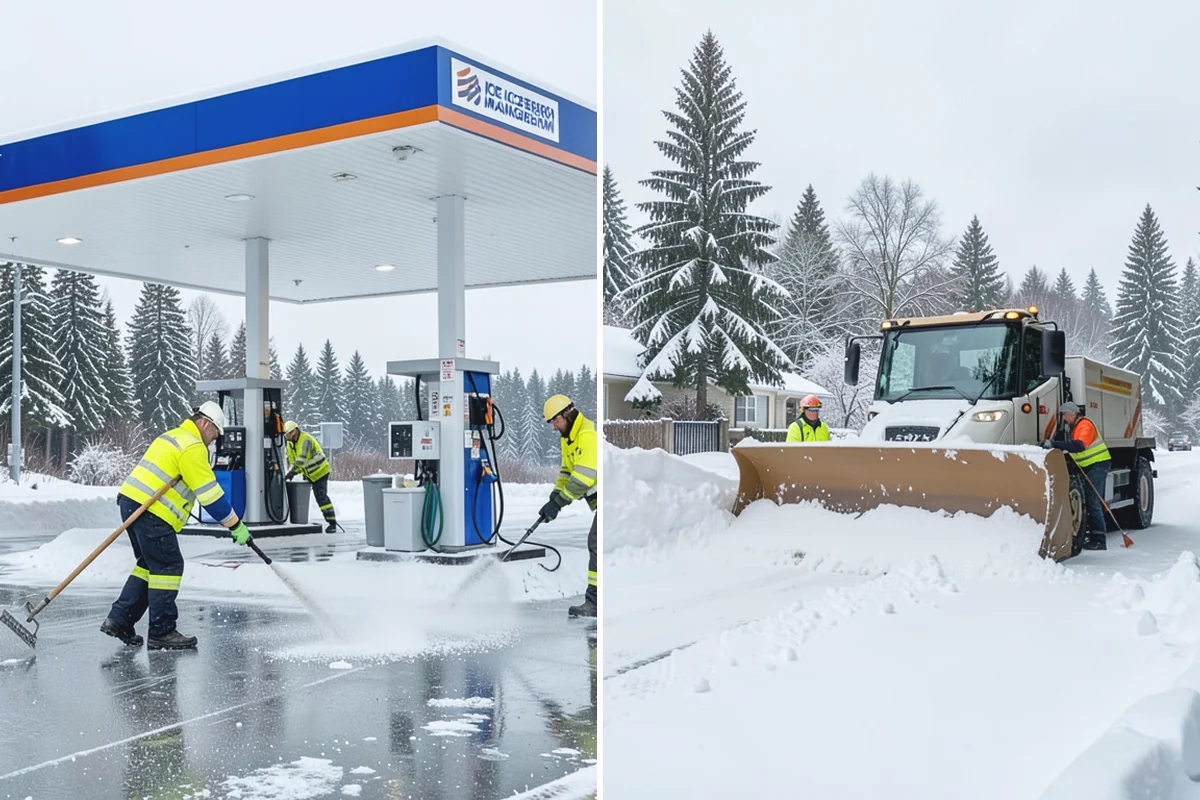 Tractor Snow Removal in Coupeville, Island County, WA - Review the route from drive to walkways