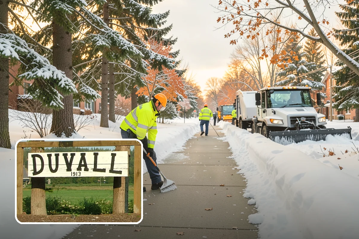 Tractor Snow Removal in Duvall, King County, WA - Efficient clearing of long drives and paths