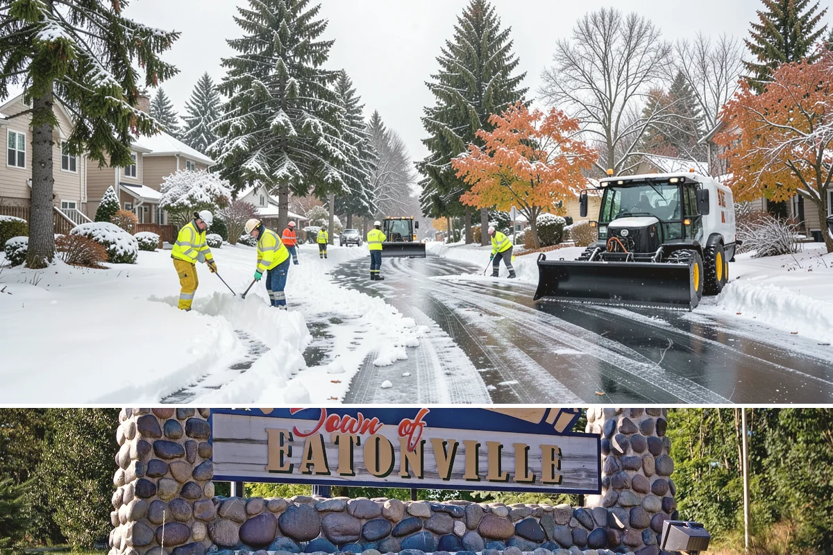 Tractor Snow Removal in Eatonville, Pierce County, WA - Tractor clearing is most in demand for rural properties during the December-to-February snow season.