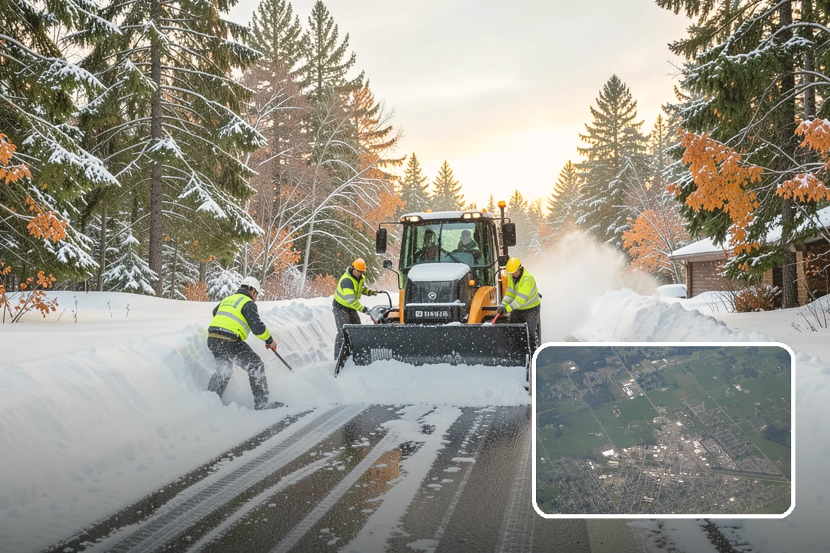 Tractor Snow Removal in Enumclaw, King County, WA - Efficient clearing of long drives and paths