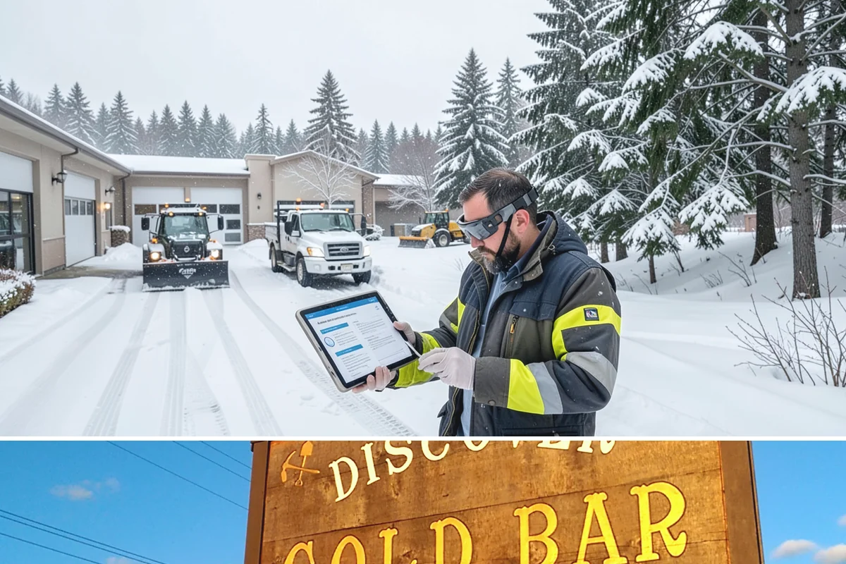 Tractor Snow Removal in Gold Bar, Snohomish County, WA - Tractor clearing is most in demand for rural properties during the December-to-February snow season.