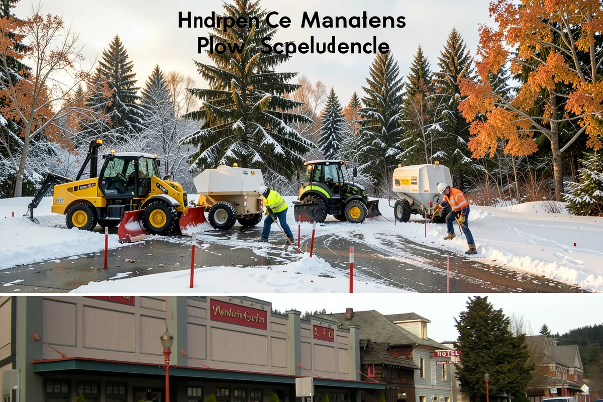 Tractor Snow Removal in Issaquah, King County, WA - Tractor clearing is most in demand for rural properties during the December-to-February snow season.