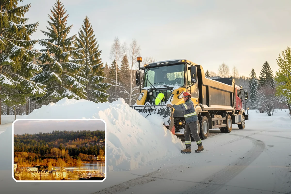 Tractor Snow Removal in Kenmore, King County, WA - Efficient clearing of long drives and paths