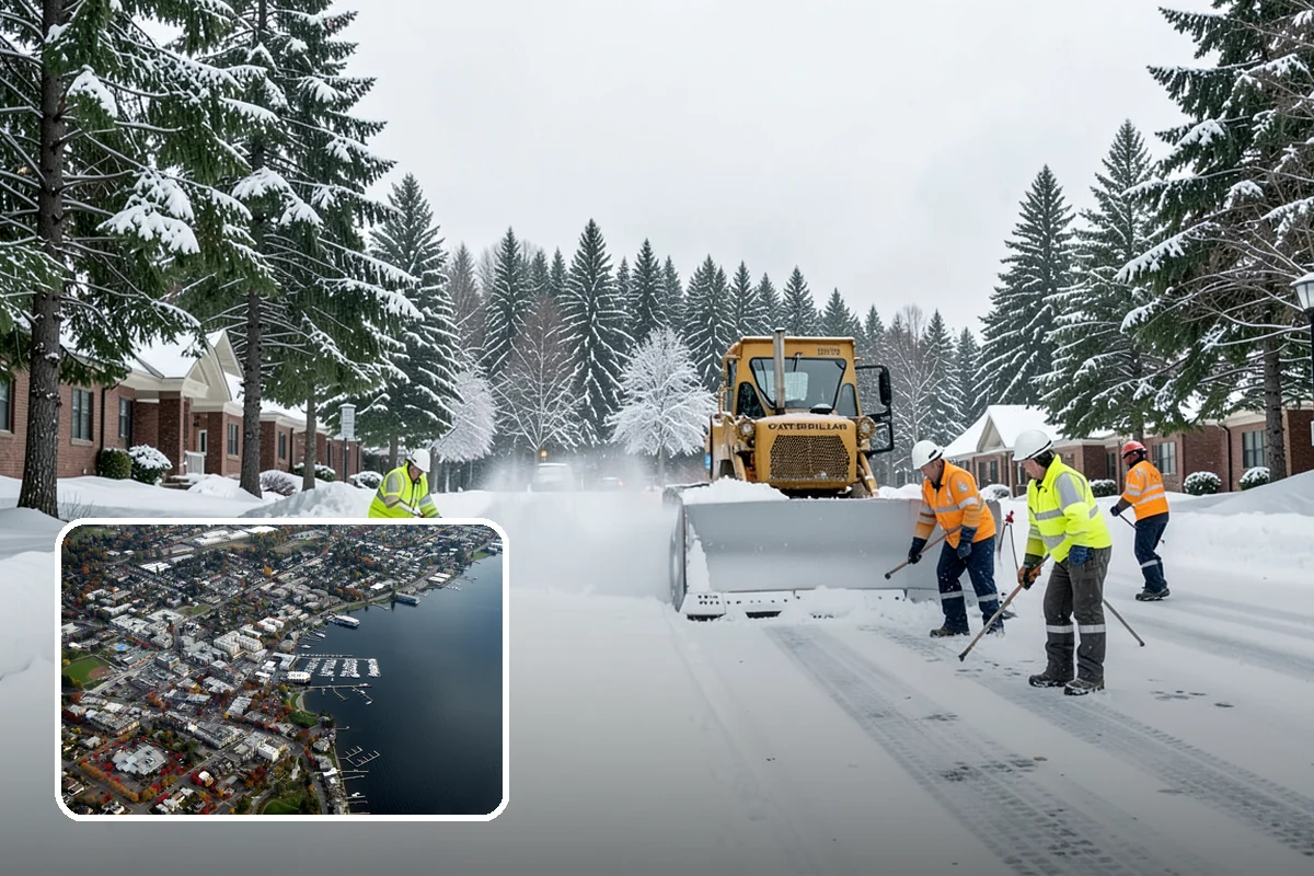 Tractor Snow Removal in Kirkland, King County, WA - Efficient clearing of long drives and paths