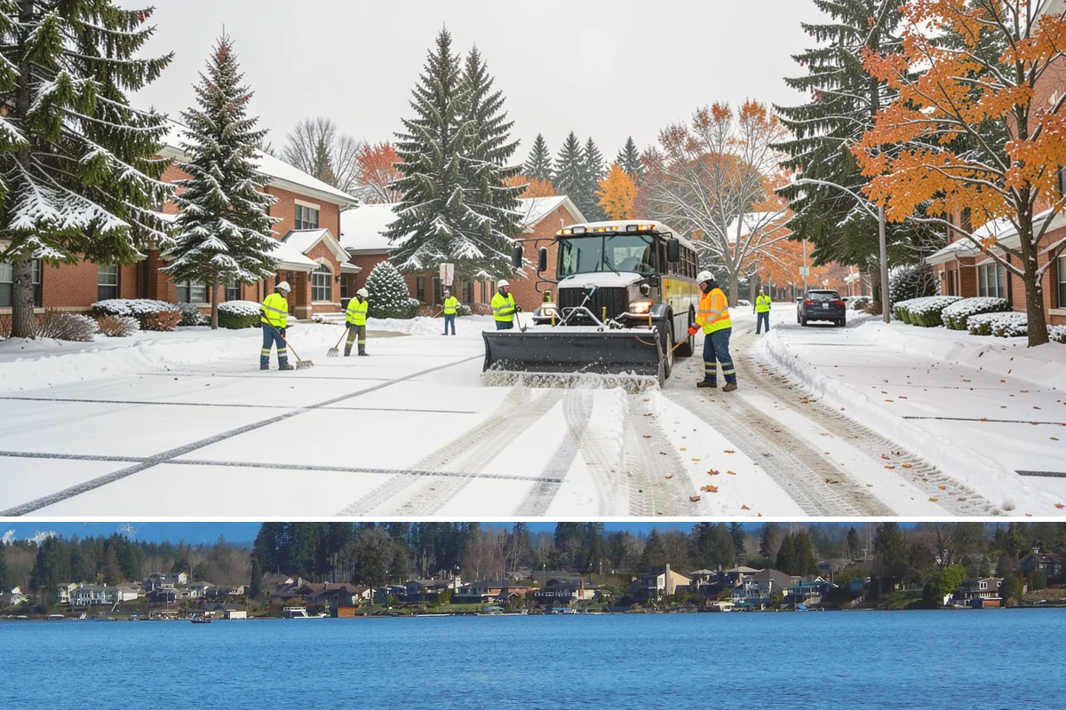 Tractor Snow Removal in Lake Stevens, Snohomish County, WA - Tractor clearing is most in demand for rural properties during the December-to-February snow season.