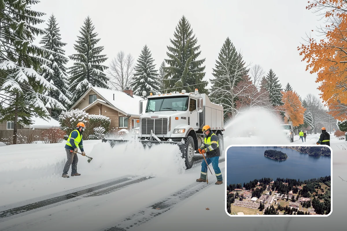 Tractor Snow Removal in Lakewood, Pierce County, WA - Efficient clearing of long drives and paths