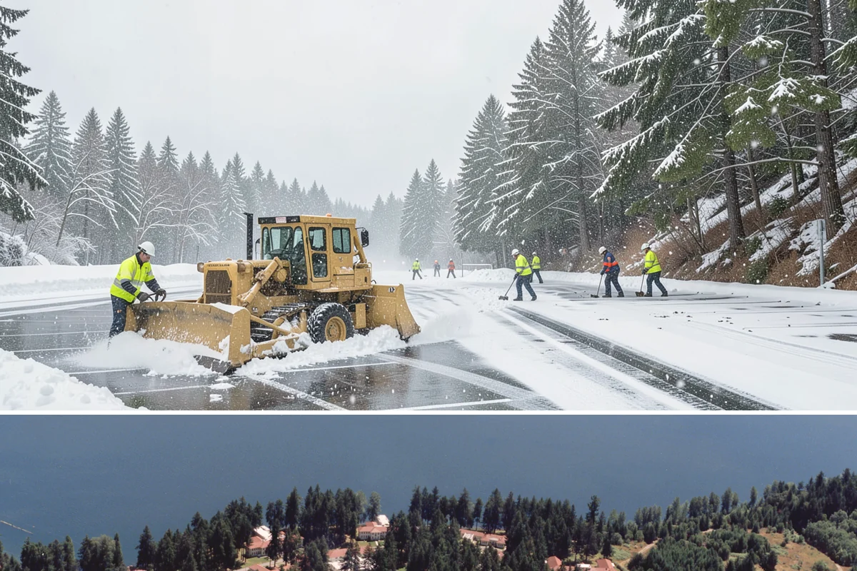 Tractor Snow Removal in Lakewood, Pierce County, WA - Tractor clearing is most in demand for rural properties during the December-to-February snow season.