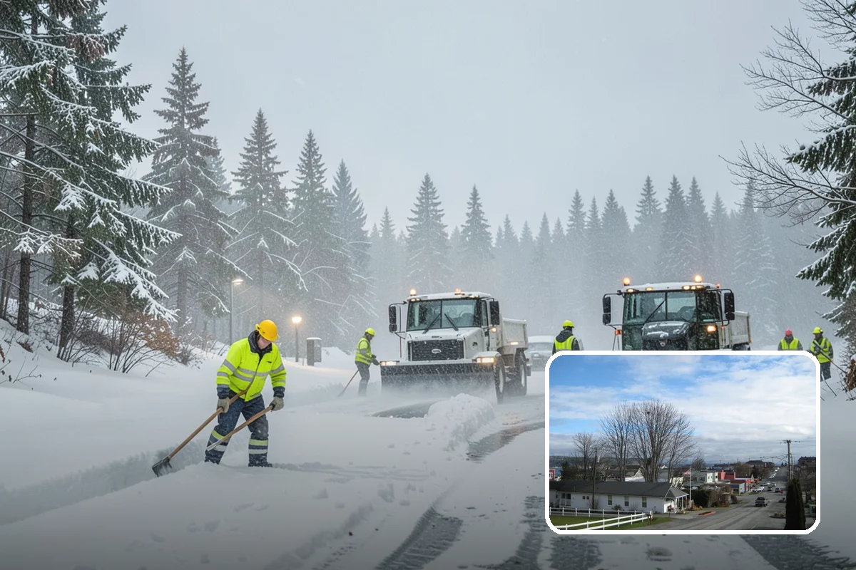 Tractor Snow Removal in Langley, Island County, WA - Efficient clearing of long drives and paths