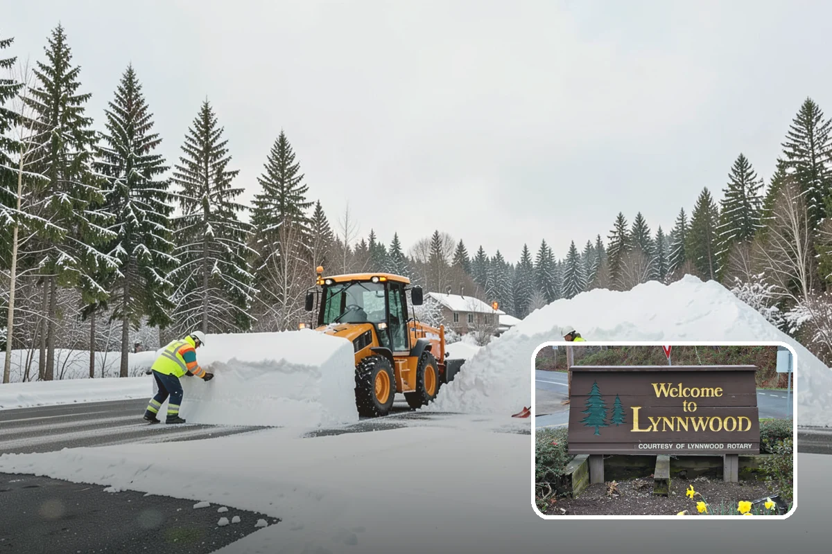 Tractor Snow Removal in Lynnwood, Snohomish County, WA - Efficient clearing of long drives and paths