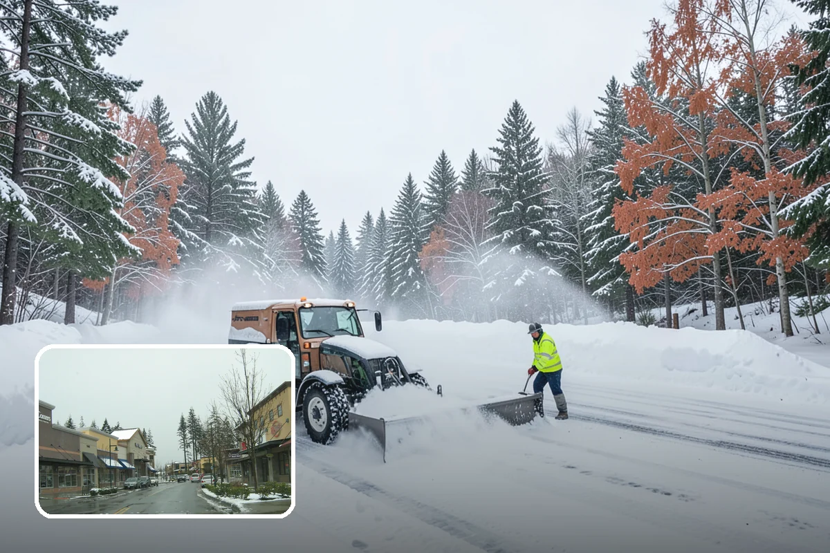 Tractor Snow Removal in Mill Creek, Snohomish County, WA - Efficient clearing of long drives and paths