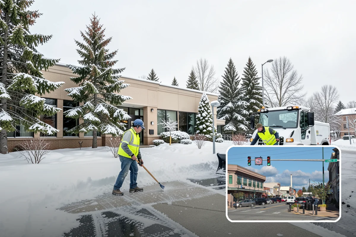 Tractor Snow Removal in Monroe, Snohomish County, WA - Efficient clearing of long drives and paths