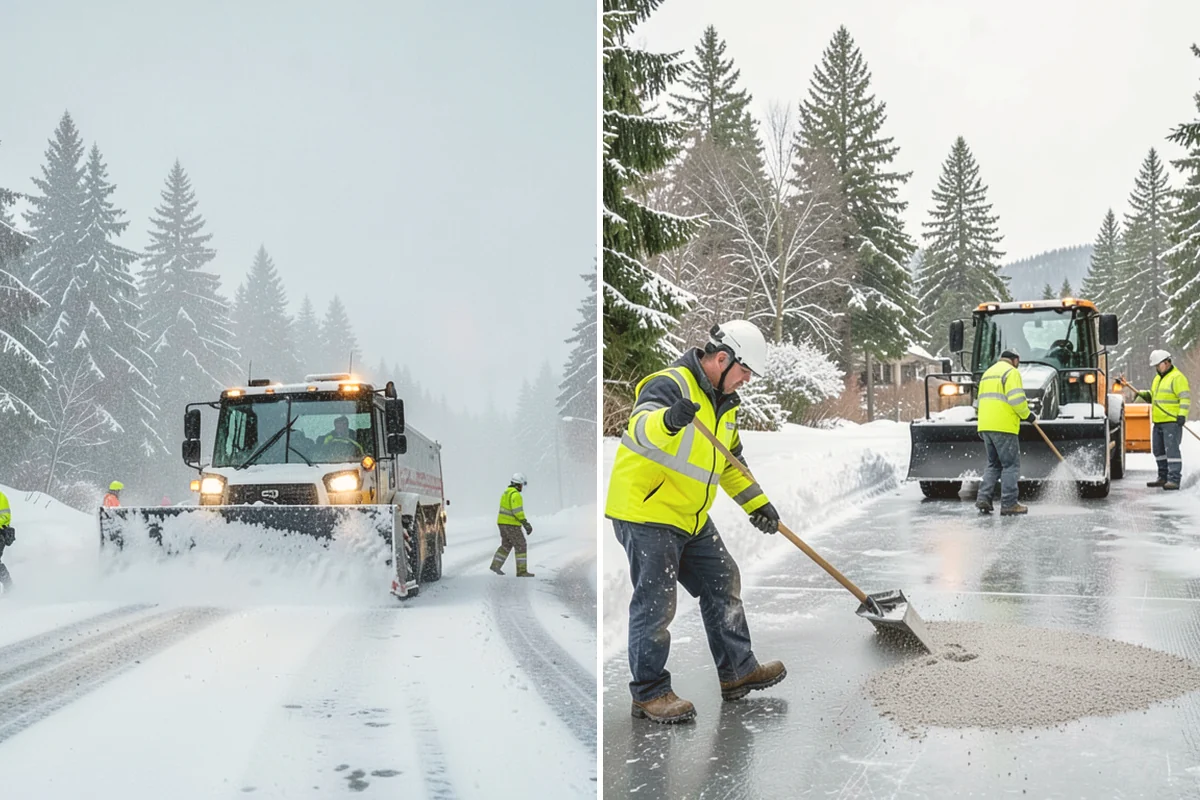 Tractor Snow Removal in Mount Vernon, Skagit County, WA - Review the route from drive to walkways