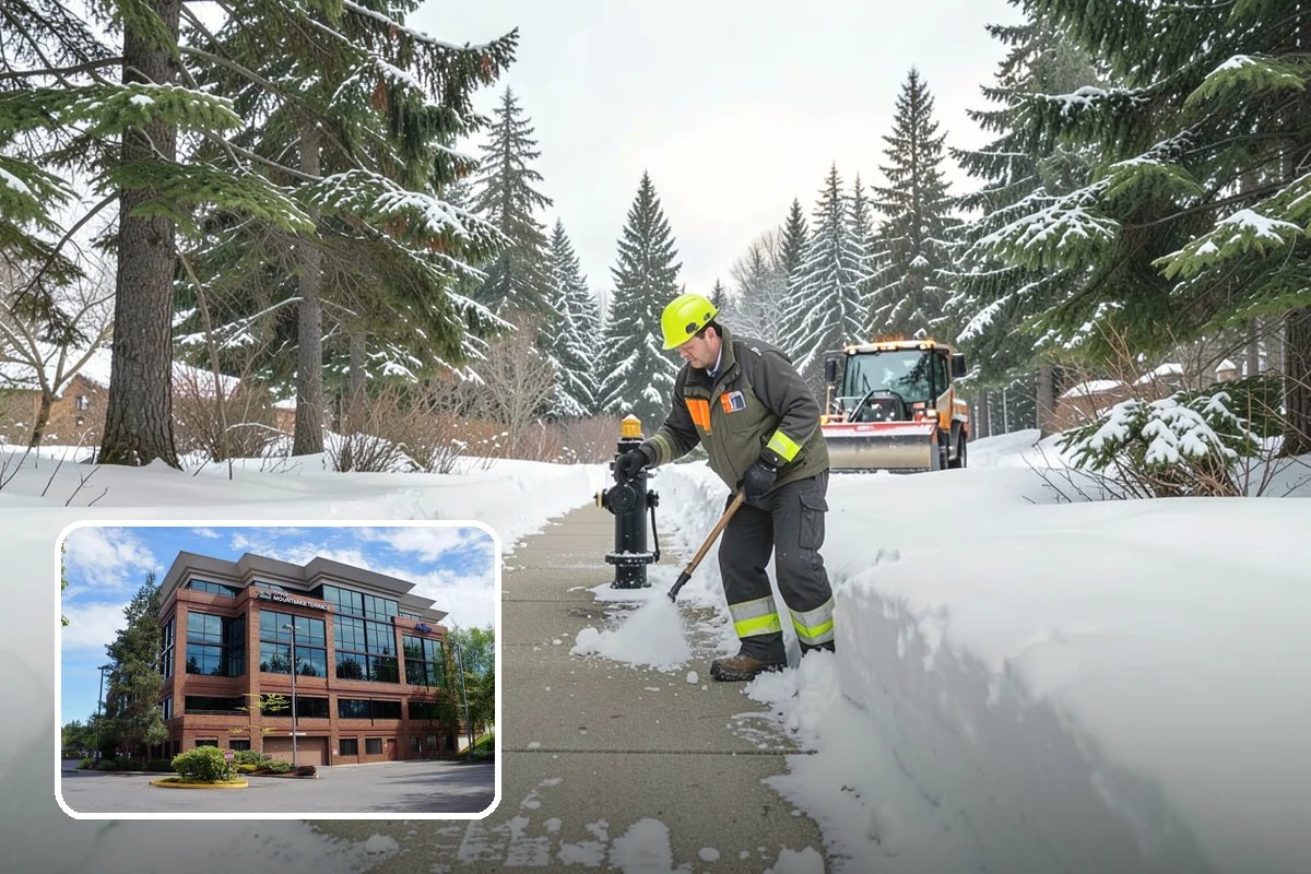 Tractor Snow Removal in Mountlake Terrace, Snohomish County, WA - Efficient clearing of long drives and paths