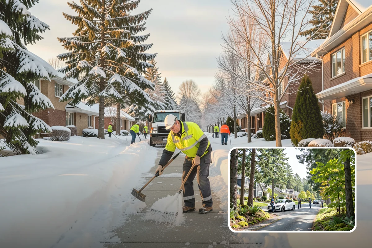 Tractor Snow Removal in Normandy Park, King County, WA - Efficient clearing of long drives and paths