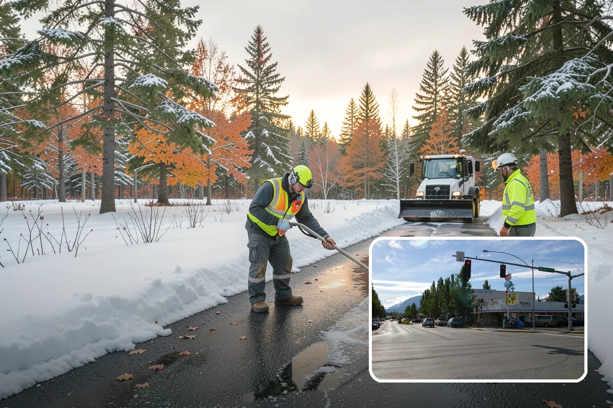 Tractor Snow Removal in North Bend, King County, WA - Efficient clearing of long drives and paths