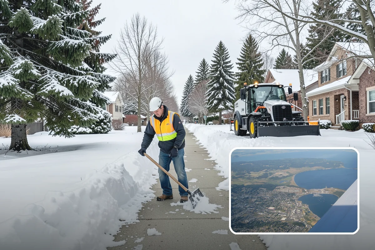 Tractor Snow Removal in Oak Harbor, Island County, WA - Efficient clearing of long drives and paths