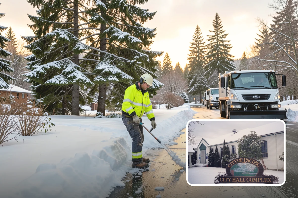 Tractor Snow Removal in Pacific, King County, WA - Efficient clearing of long drives and paths