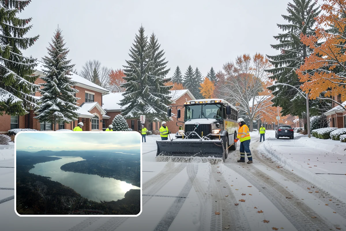 Tractor Snow Removal in Sammamish, King County, WA - Efficient clearing of long drives and paths
