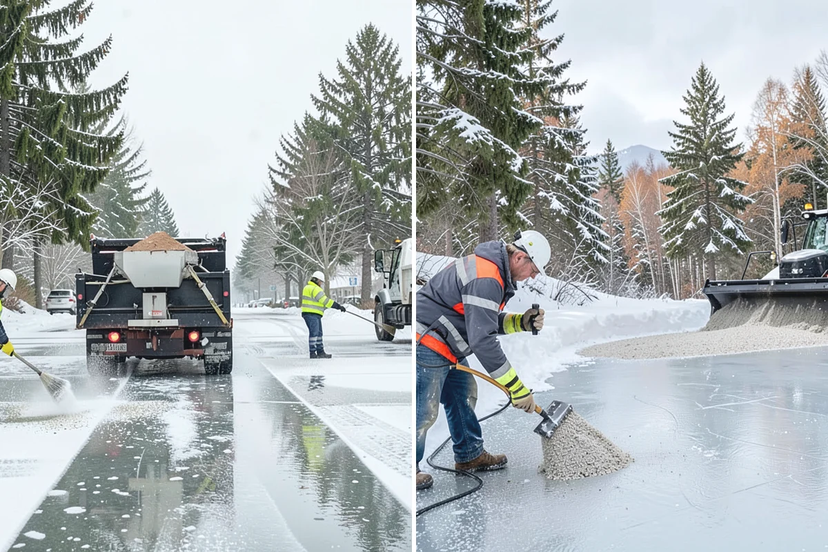 Tractor Snow Removal in Skykomish, King County, WA - Review the route from drive to walkways