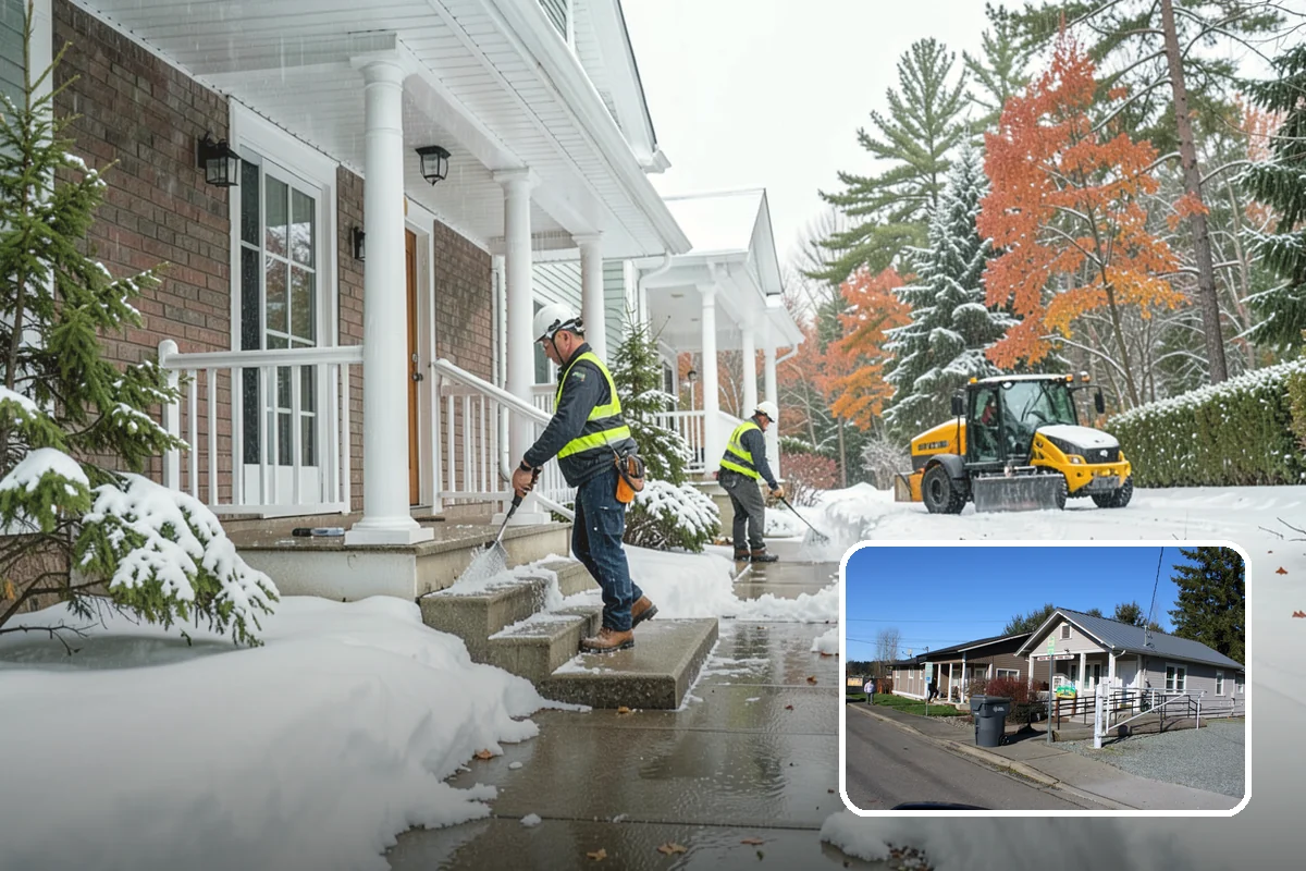 Tractor Snow Removal in South Prairie, Pierce County, WA - Efficient clearing of long drives and paths