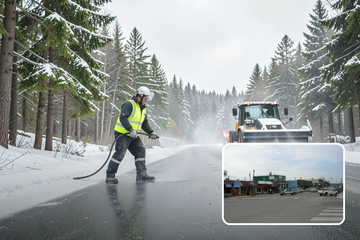 Tractor Snow Removal in Stanwood, Snohomish County, WA - Efficient clearing of long drives and paths