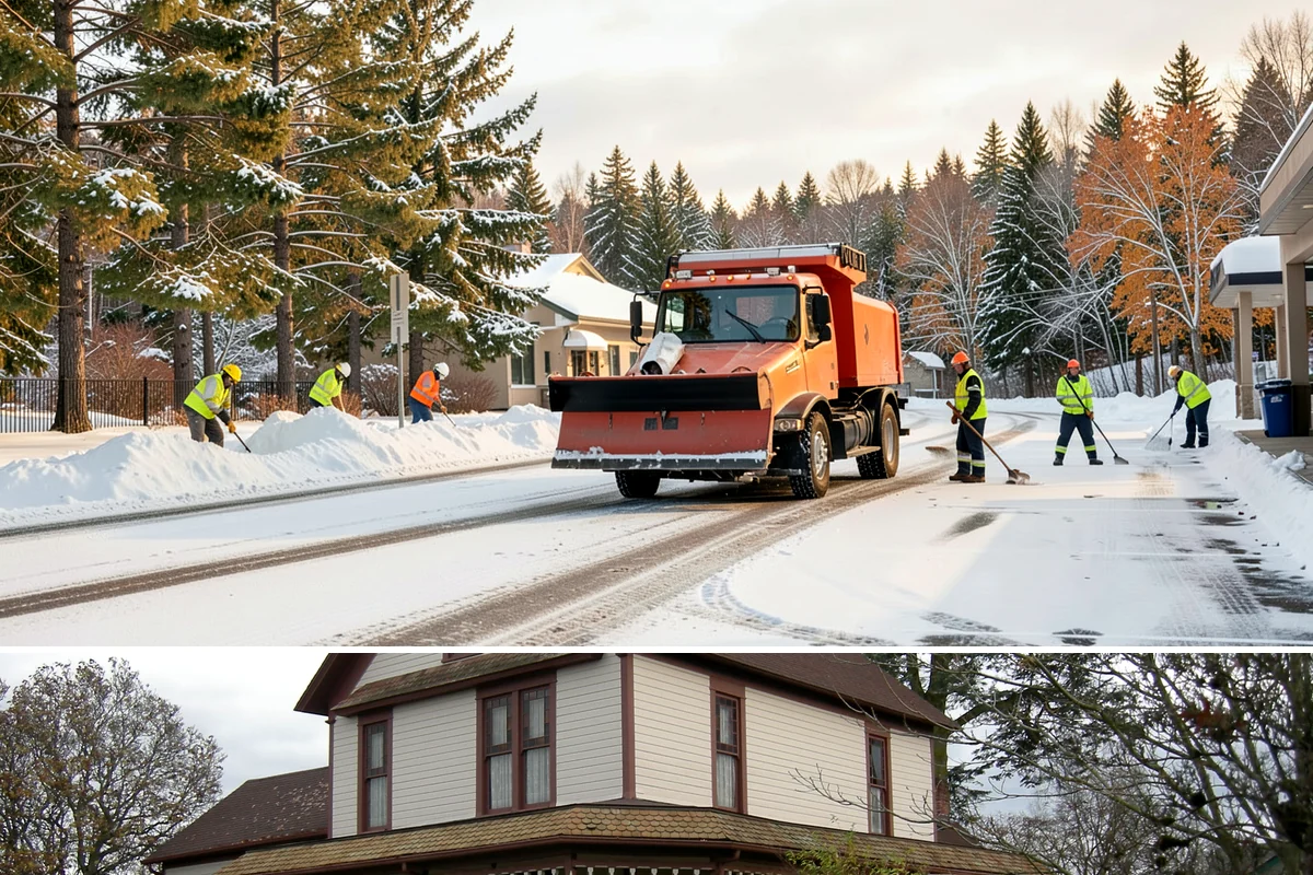 Tractor Snow Removal in Sumner, Pierce County, WA - Tractor clearing is most in demand for rural properties during the December-to-February snow season.