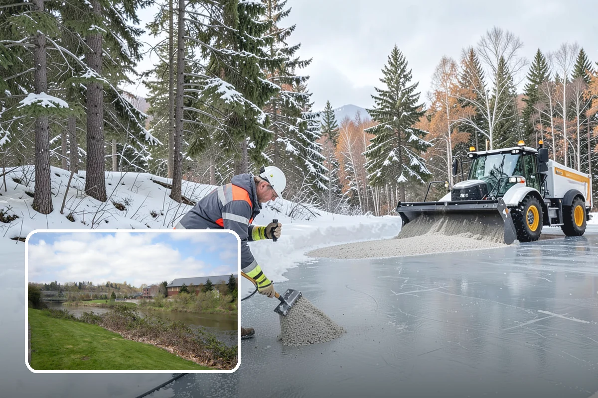 Tractor Snow Removal in Tukwila, King County, WA - Efficient clearing of long drives and paths