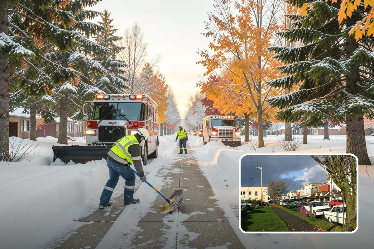 Trail Snow Removal in Arlington, Snohomish County, WA - Restores safe pedestrian routes through shaded greenbelts