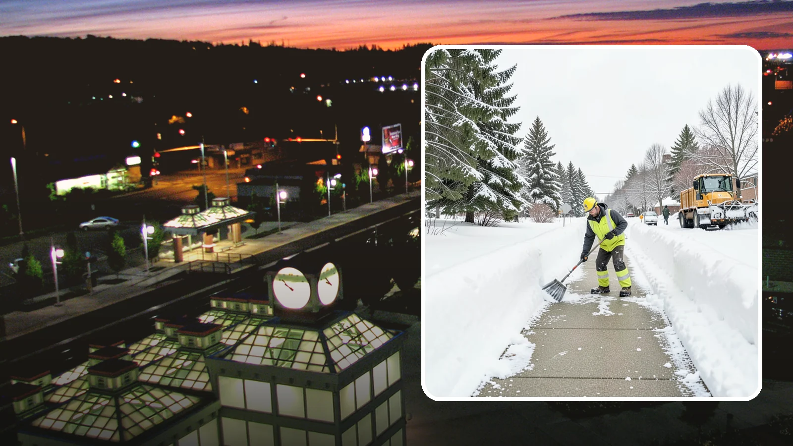 Trail Snow Removal in Auburn, King County, WA - Clearing of paved and soft-surface trails on campuses, parks, and HOAs so pedestrians keep a safe route in the snow.