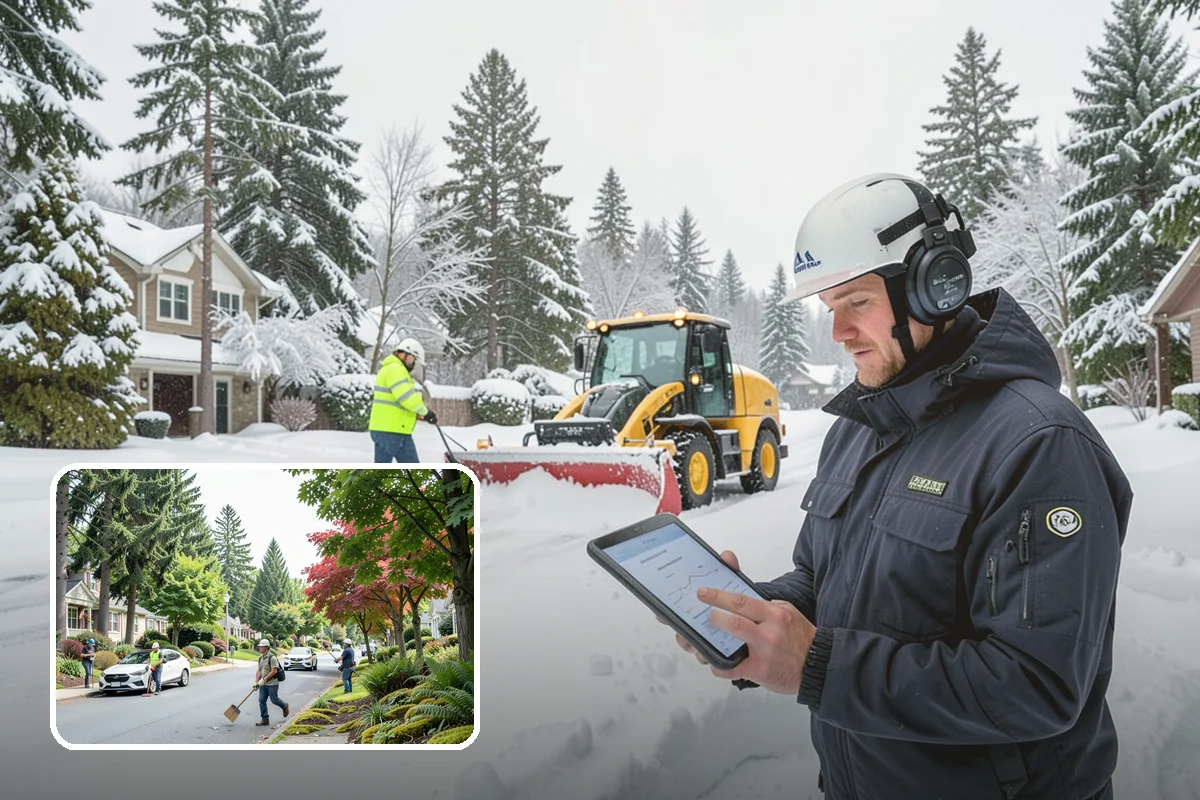 Trail Snow Removal in Beaux Arts Village, King County, WA - Restores safe pedestrian routes through shaded greenbelts