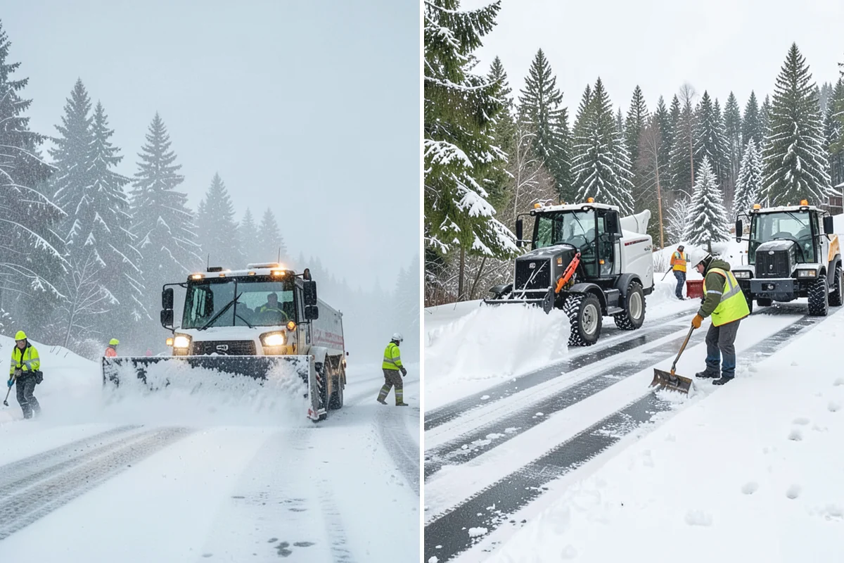 Trail Snow Removal in Beaux Arts Village, King County, WA - Clear the trail with path-width equipment or hand crews