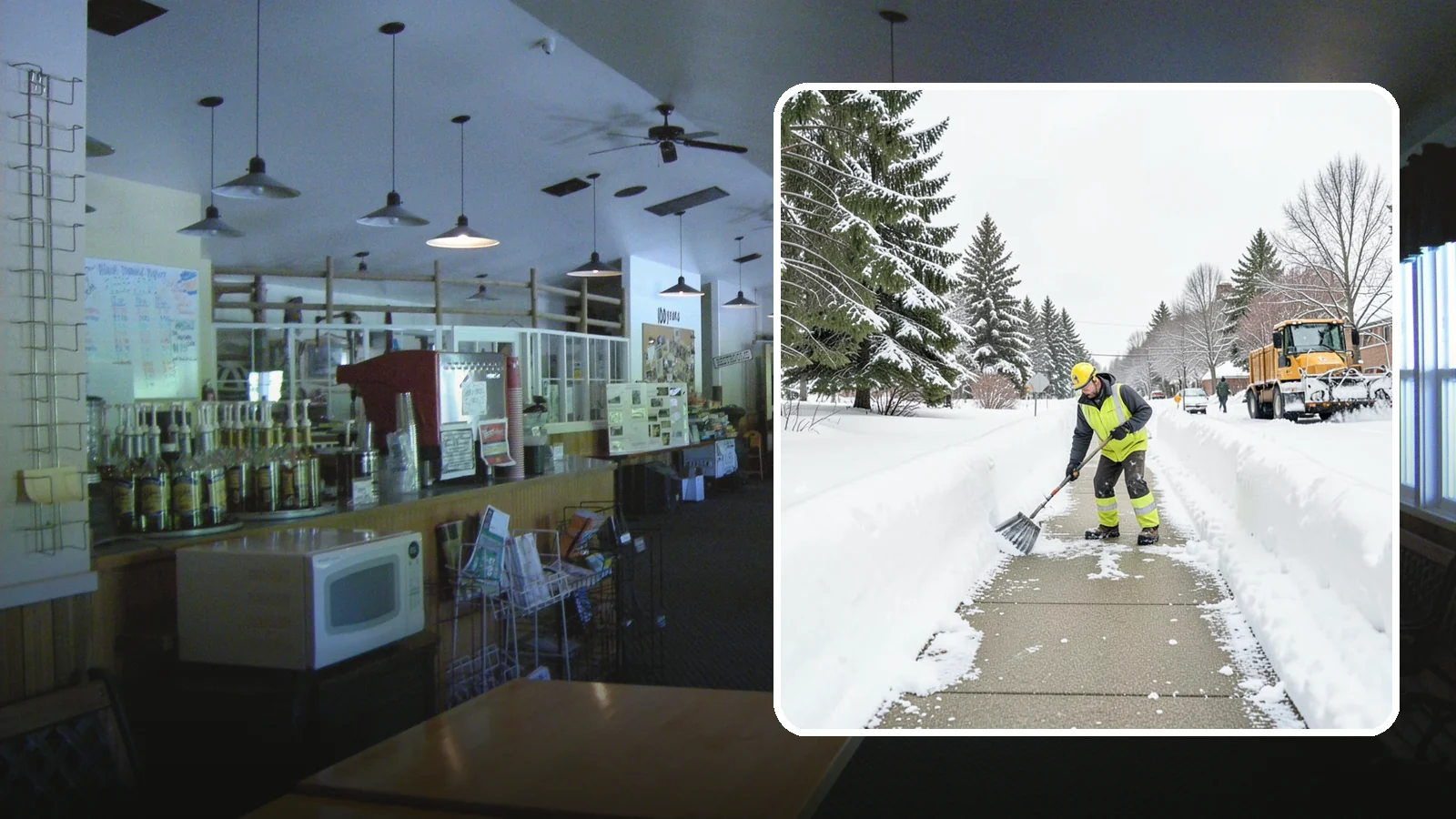 Trail Snow Removal in Black Diamond, King County, WA - Clearing of paved and soft-surface trails on campuses, parks, and HOAs so pedestrians keep a safe route in the snow.