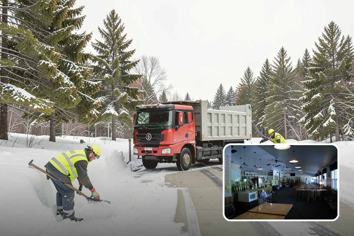 Trail Snow Removal in Black Diamond, King County, WA - Restores safe pedestrian routes through shaded greenbelts
