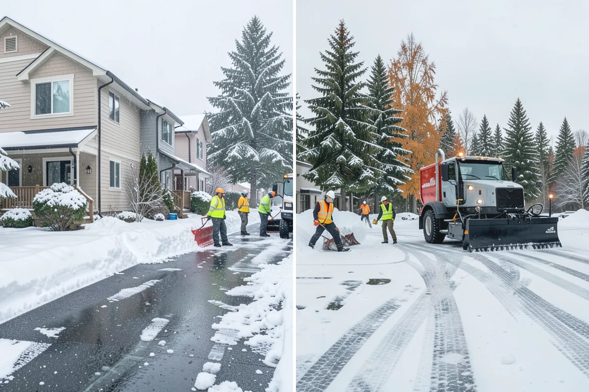 Trail Snow Removal in Bonney Lake, Pierce County, WA - Clear the trail with path-width equipment or hand crews