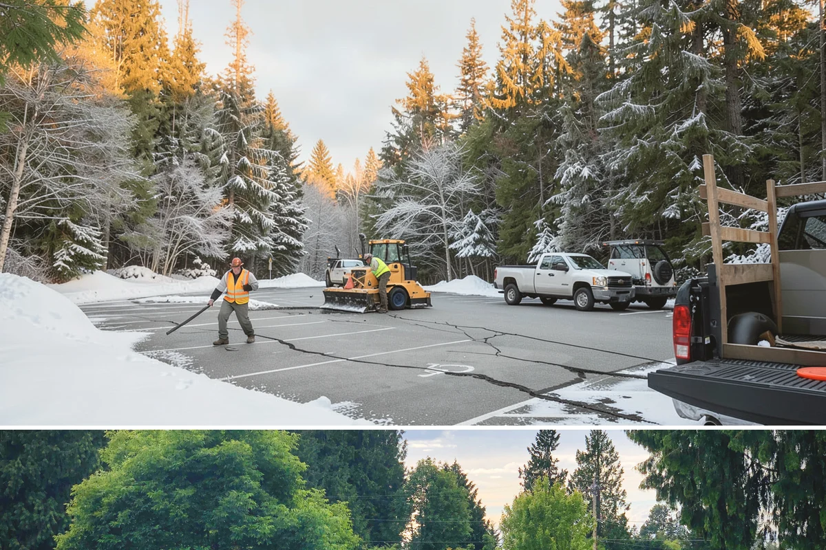 Trail Snow Removal in Bonney Lake, Pierce County, WA - Schedule trail clearing for the duration of any lowland snow event, most often between December and February.