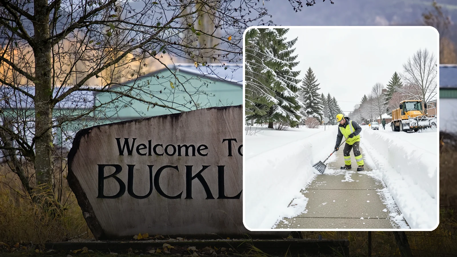 Trail Snow Removal in Buckley, Pierce County, WA - Clearing of paved and soft-surface trails on campuses, parks, and HOAs so pedestrians keep a safe route in the snow.