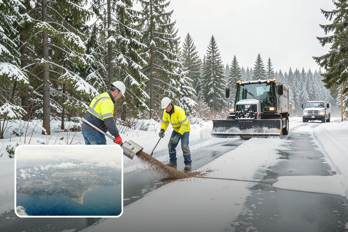 Trail Snow Removal in Burien, King County, WA - Restores safe pedestrian routes through shaded greenbelts