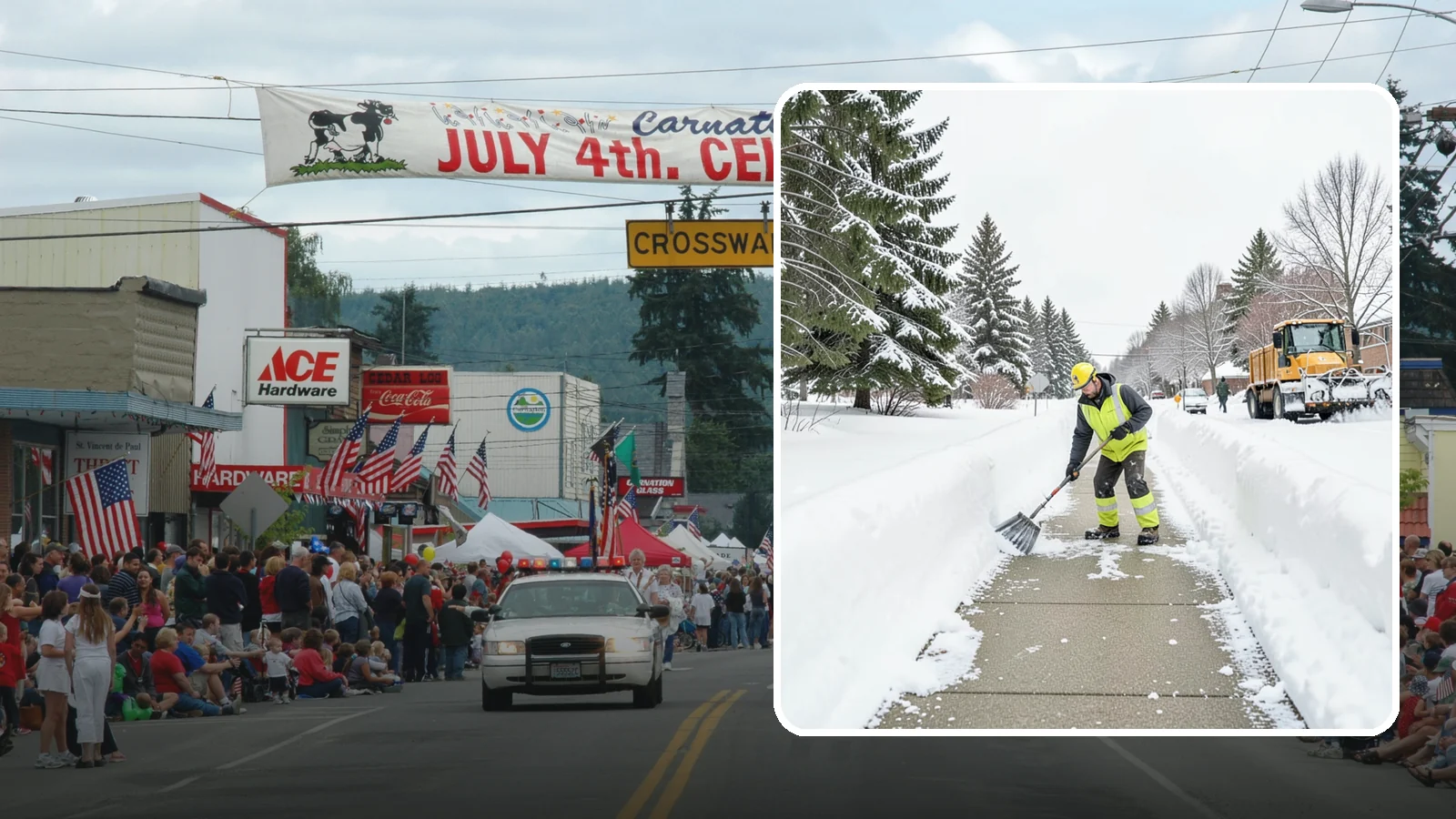 Trail Snow Removal in Carnation, King County, WA - Clearing of paved and soft-surface trails on campuses, parks, and HOAs so pedestrians keep a safe route in the snow.