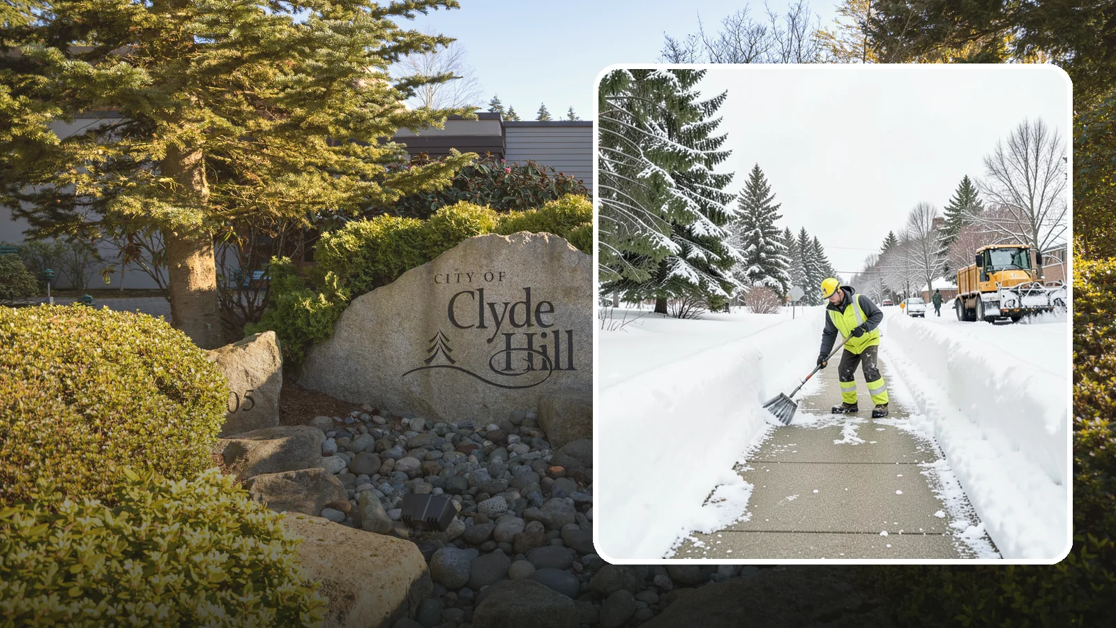 Trail Snow Removal in Clyde Hill, King County, WA - Clearing of paved and soft-surface trails on campuses, parks, and HOAs so pedestrians keep a safe route in the snow.