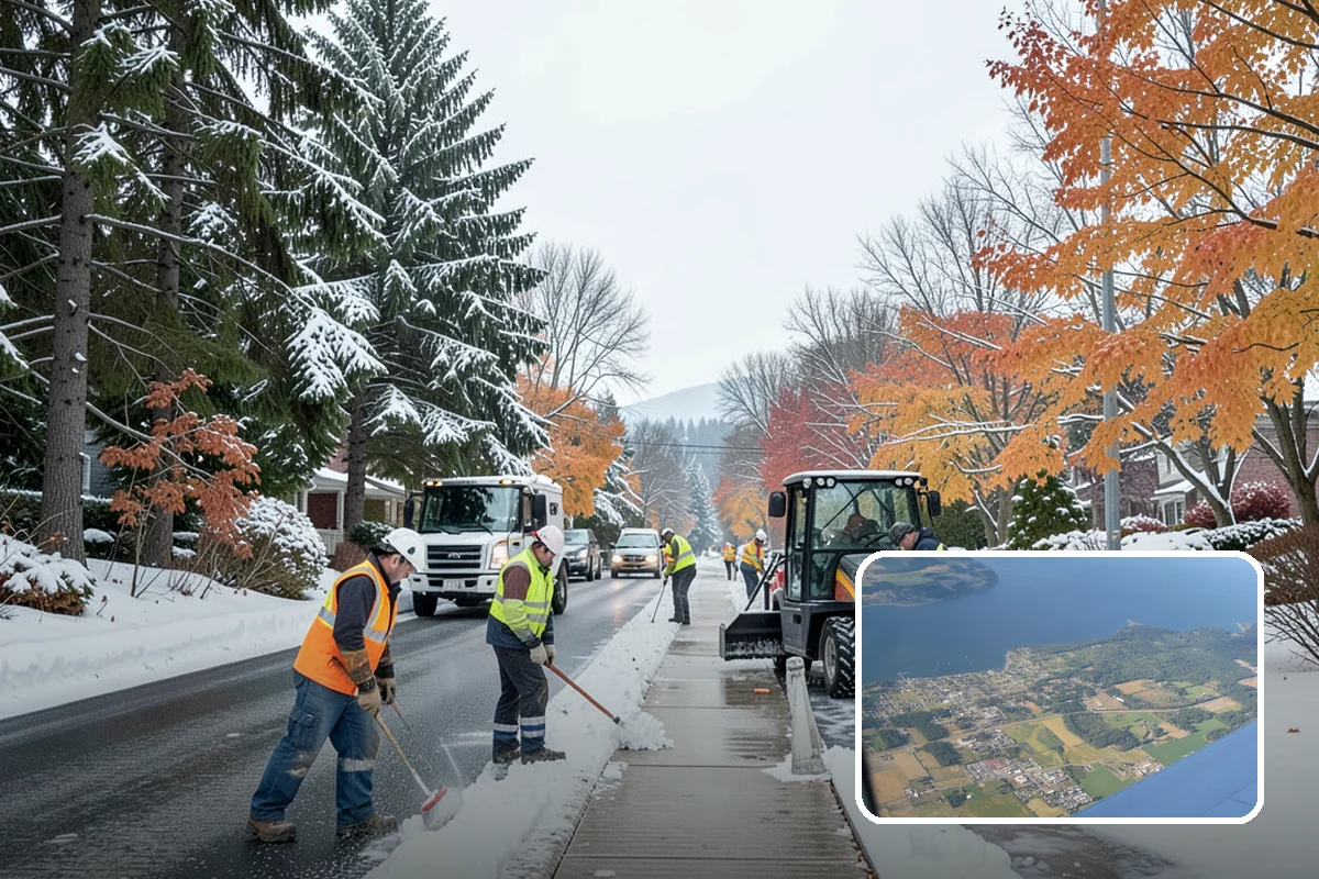 Trail Snow Removal in Coupeville, Island County, WA - Restores safe pedestrian routes through shaded greenbelts