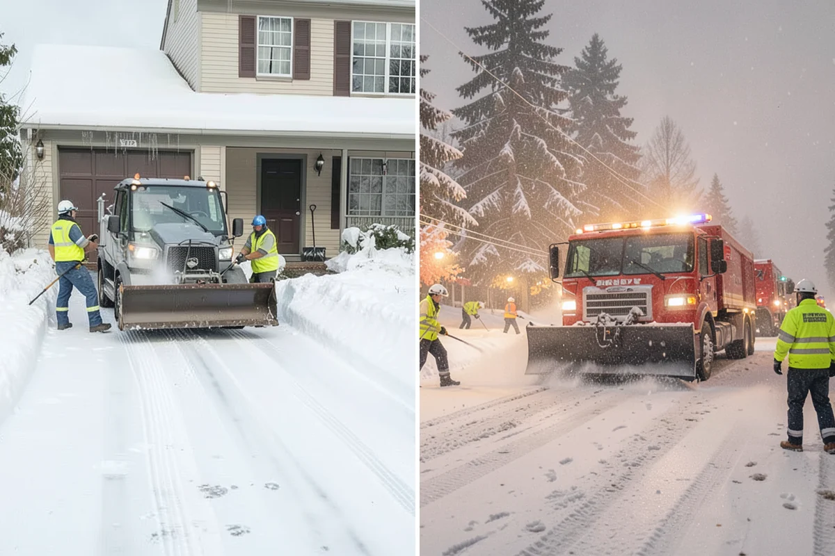 Trail Snow Removal in Coupeville, Island County, WA - Clear the trail with path-width equipment or hand crews