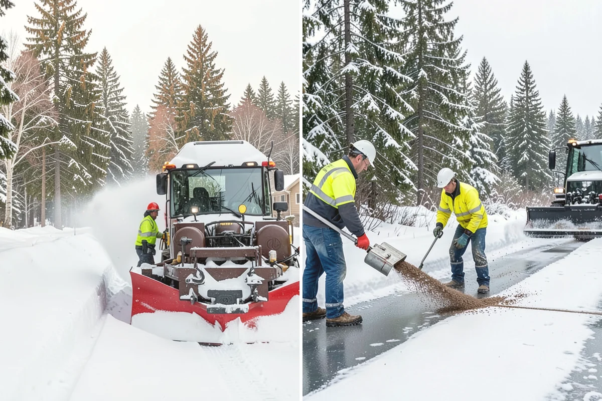 Trail Snow Removal in Covington, King County, WA - Clear the trail with path-width equipment or hand crews